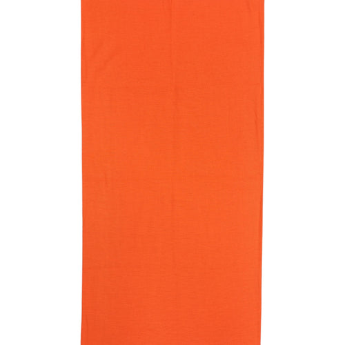 Bandana Alegonz Store de color anaranjado liso, accesorio versátil de tela suave para uso diario.
