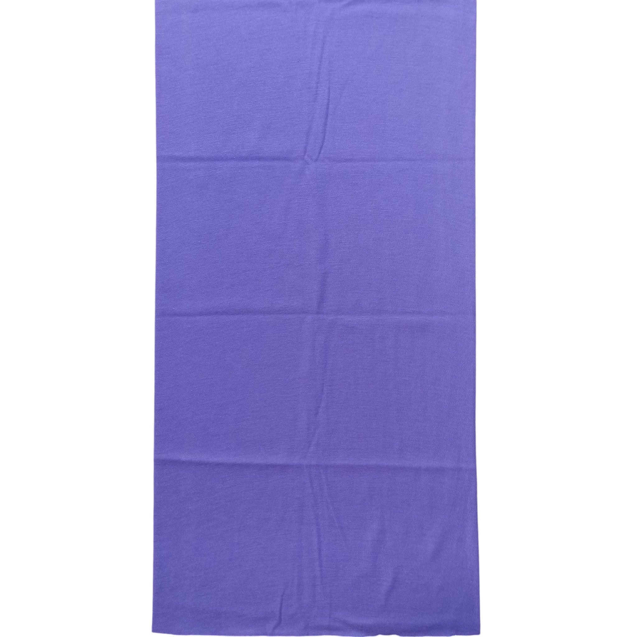 Bandana Alegonz Store de color lila liso, accesorio versátil de tela suave para uso diario.