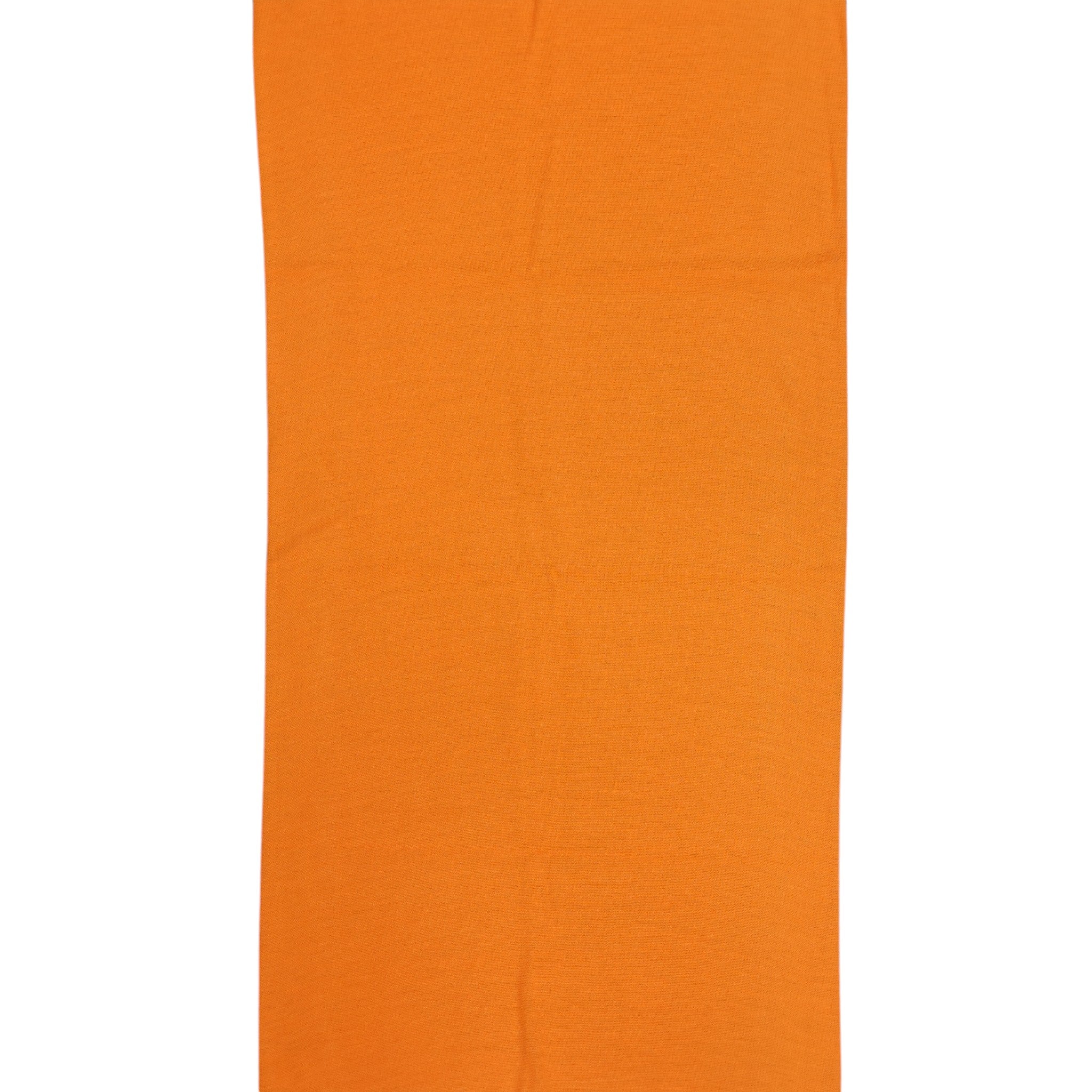 Bandana Alegonz Store de color mandarina liso, accesorio versátil de tela suave para uso diario.