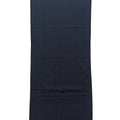 Bandana Alegonz Store de color negro carbón liso, accesorio versátil de tela suave para uso diario.
