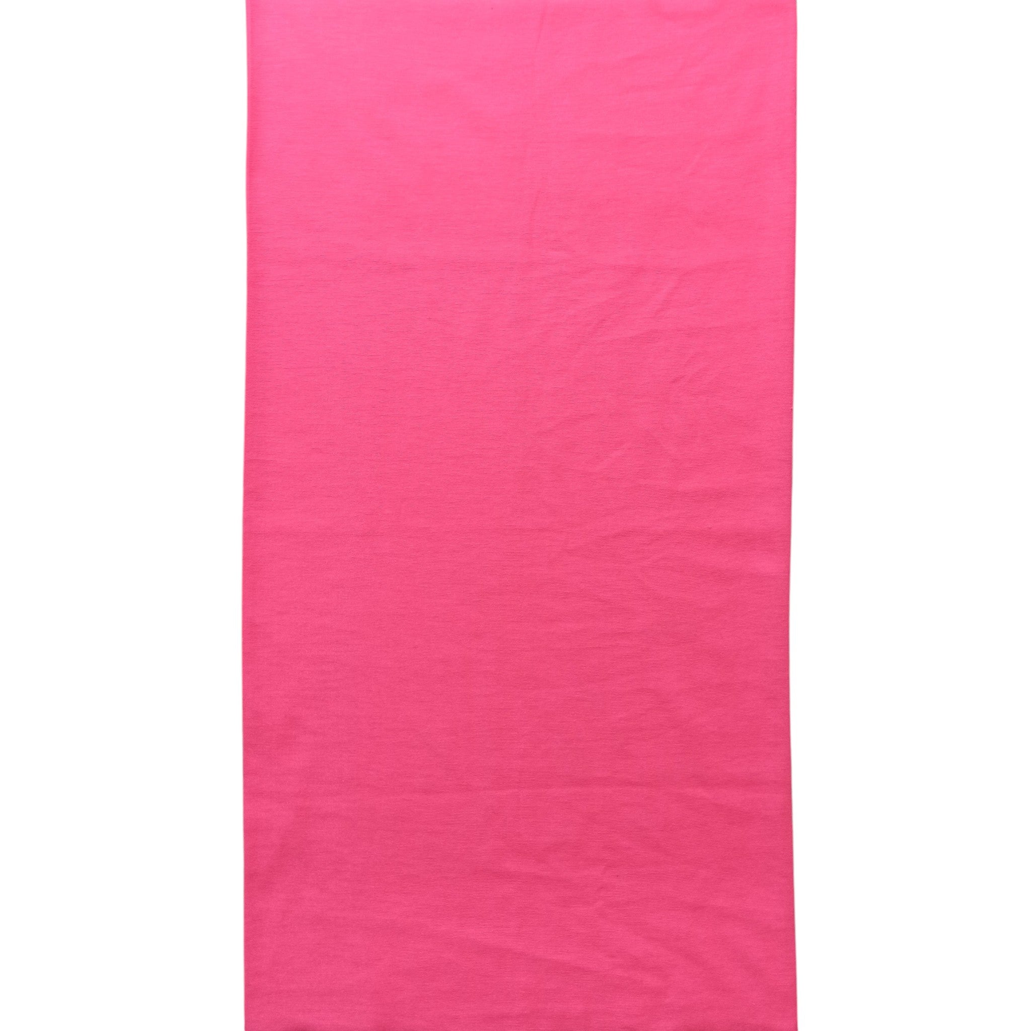 Bandana Alegonz Store de color rosa neón liso, accesorio versátil de tela suave para uso diario.